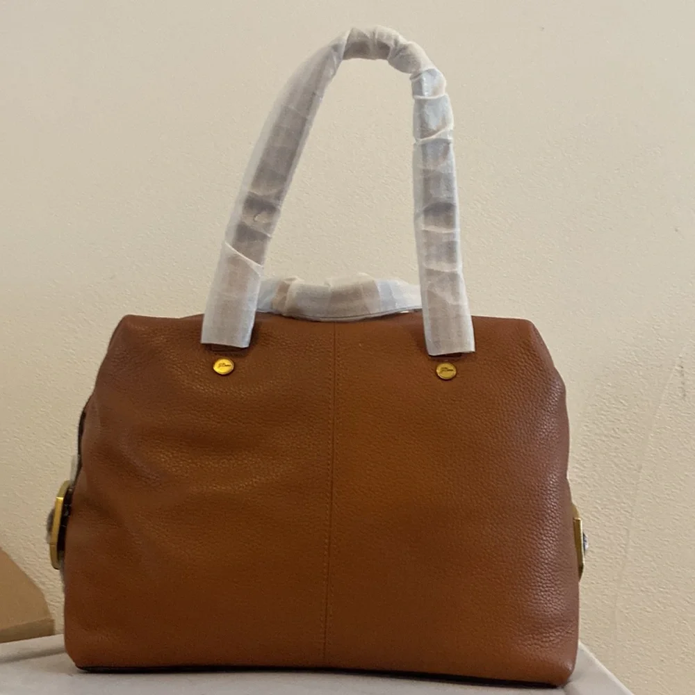 J.Crew Bristol‎ Convertible Pebbled Leather Satchel
